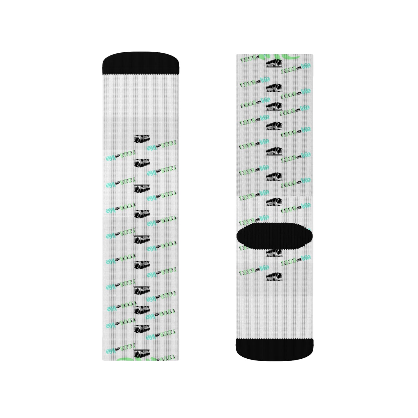TOUR 🚌 life Charcoal Gray Socks