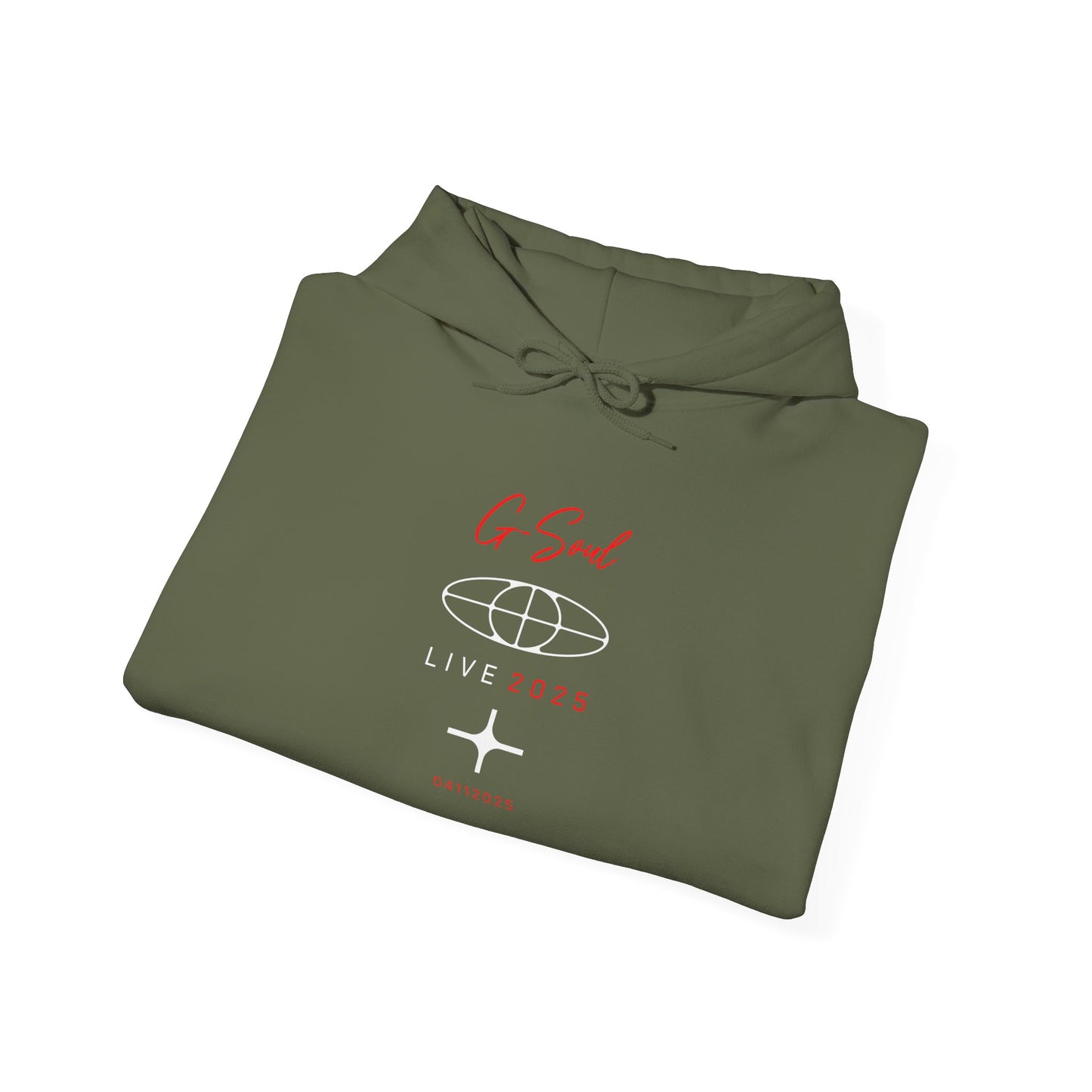 GSOUL LIVE Army Green Unisex Heavy Blend™ Hooded Sweatshirt