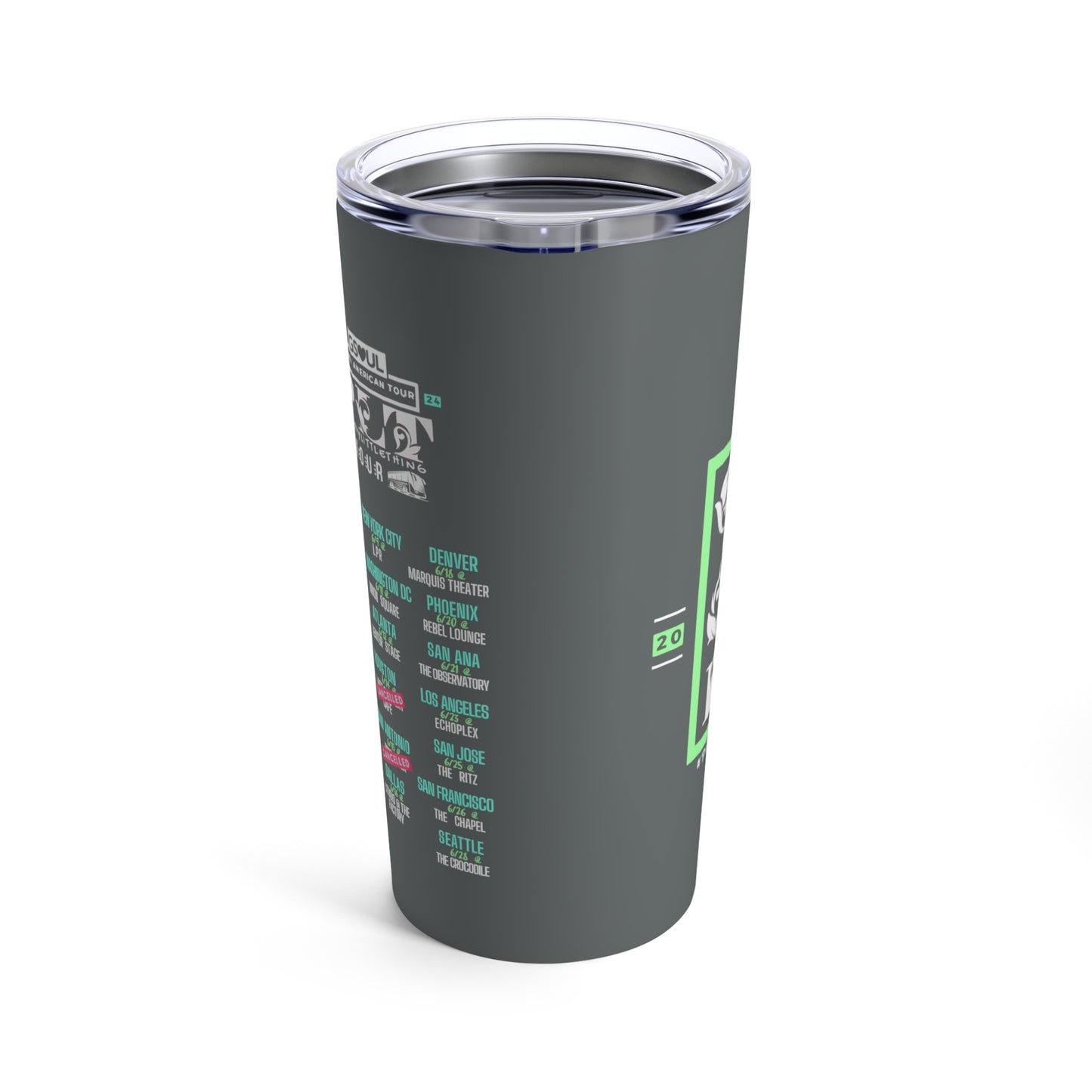 GS "PLT" Tour 2024 Tumbler 20 oz (Gray)