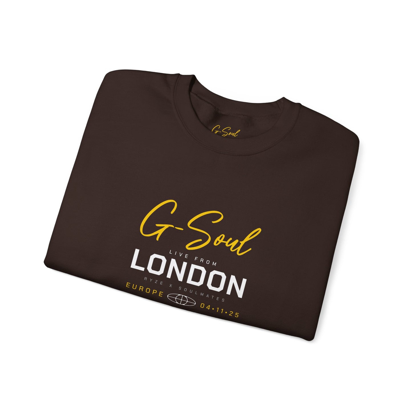 Time Concert Europe Tour Brown Unisex Crewneck Sweatshirt