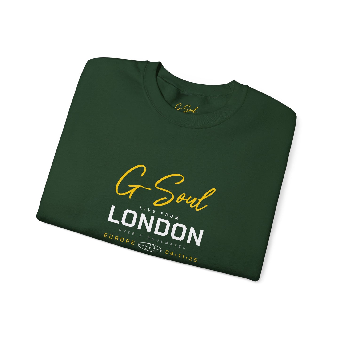 Time Concert Europe Tour Forest Green Unisex Crewneck Sweatshirt