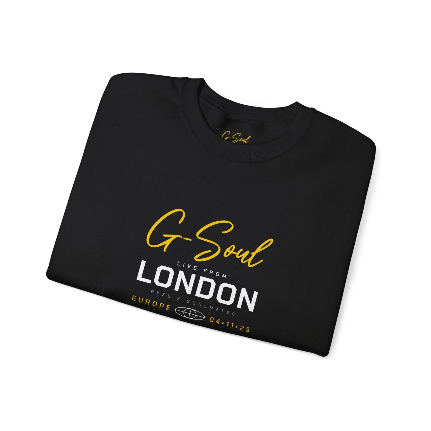 Time Concert Europe Tour Black Unisex Crewneck Sweatshirt