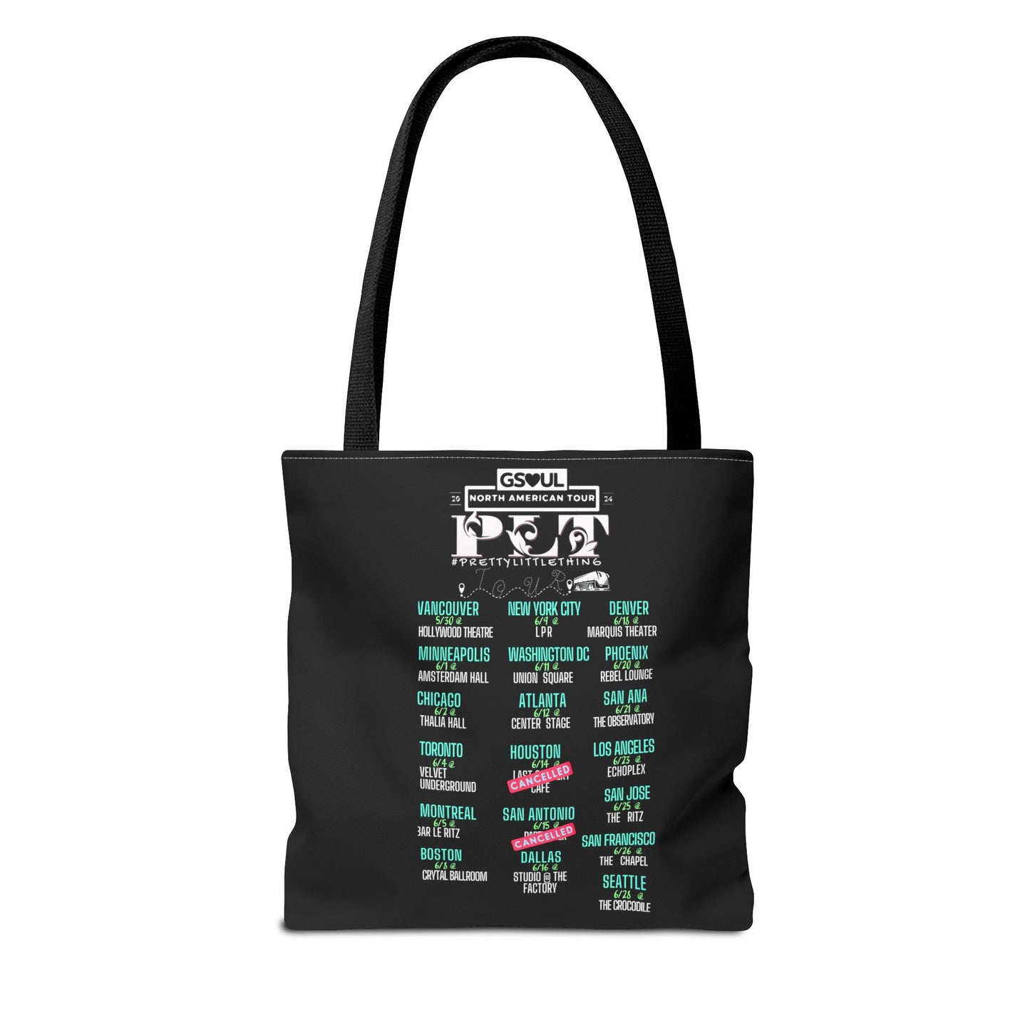 GS PLT Tour 2024 Tote Bag (Black)