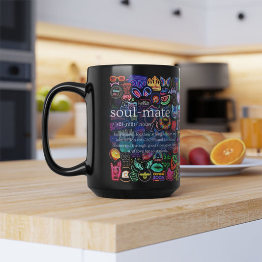 Black Mug, 15oz