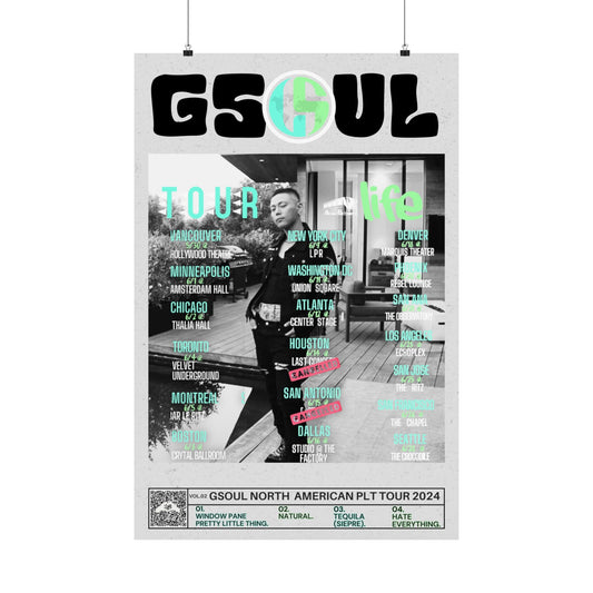 GSOUL PLT Tour 2024 Limited Edition Matte Vertical Posters