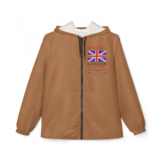 London Time Mocha Windbreaker Jacket