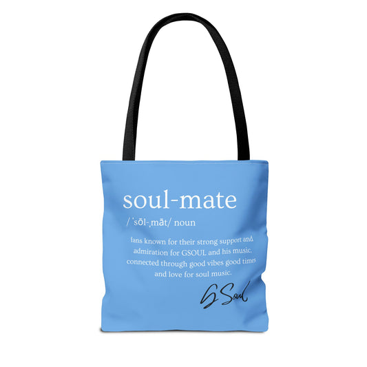 soul-mate definition wht Tote Bag (AOP)