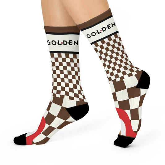 Espresso Cushioned Crew Socks