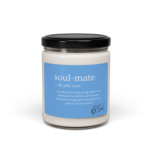 soul-mate definition Blk Scented Soy Candle, 9oz