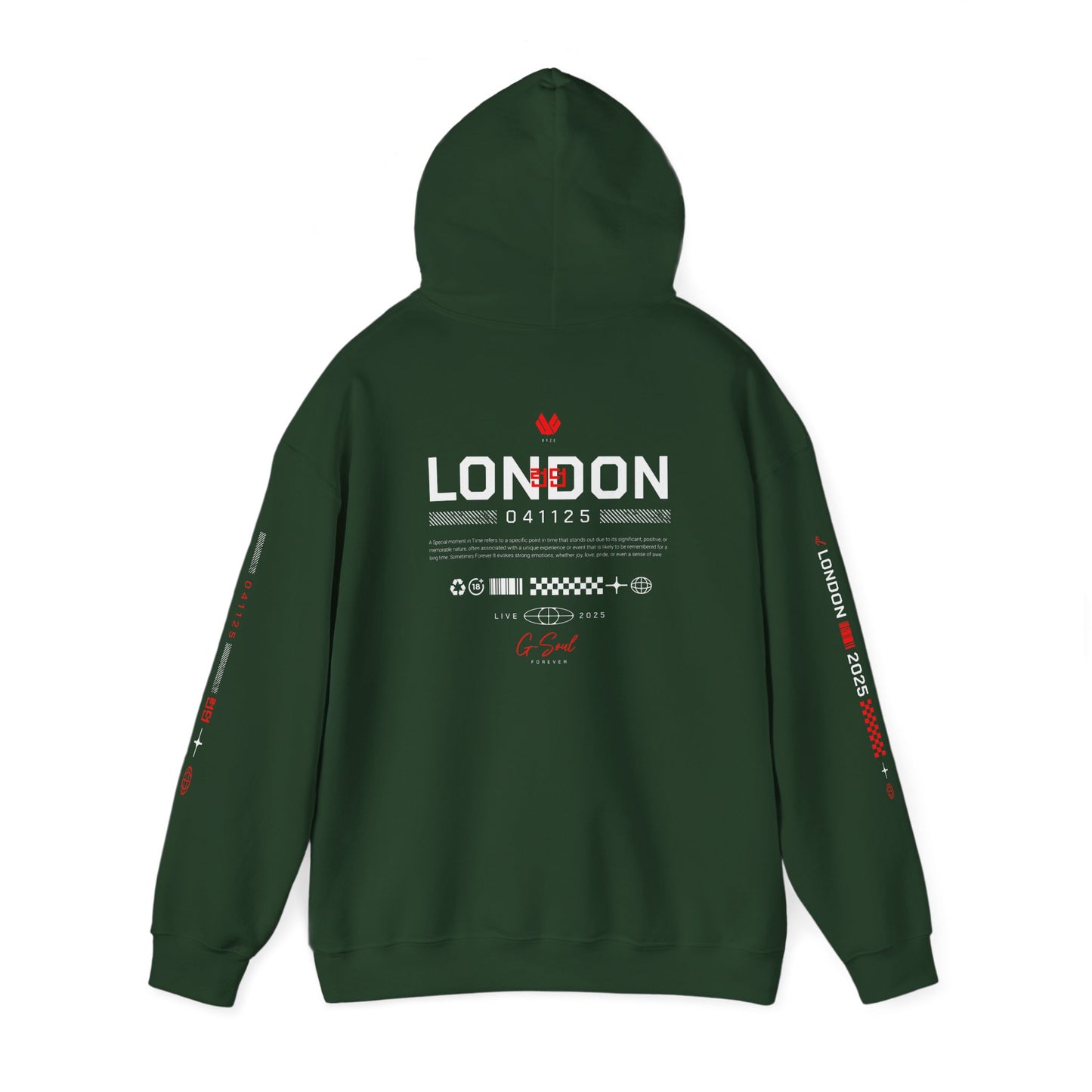 GSOUL LIVE Forest Green Unisex Heavy Blend™ Hooded Sweatshirt