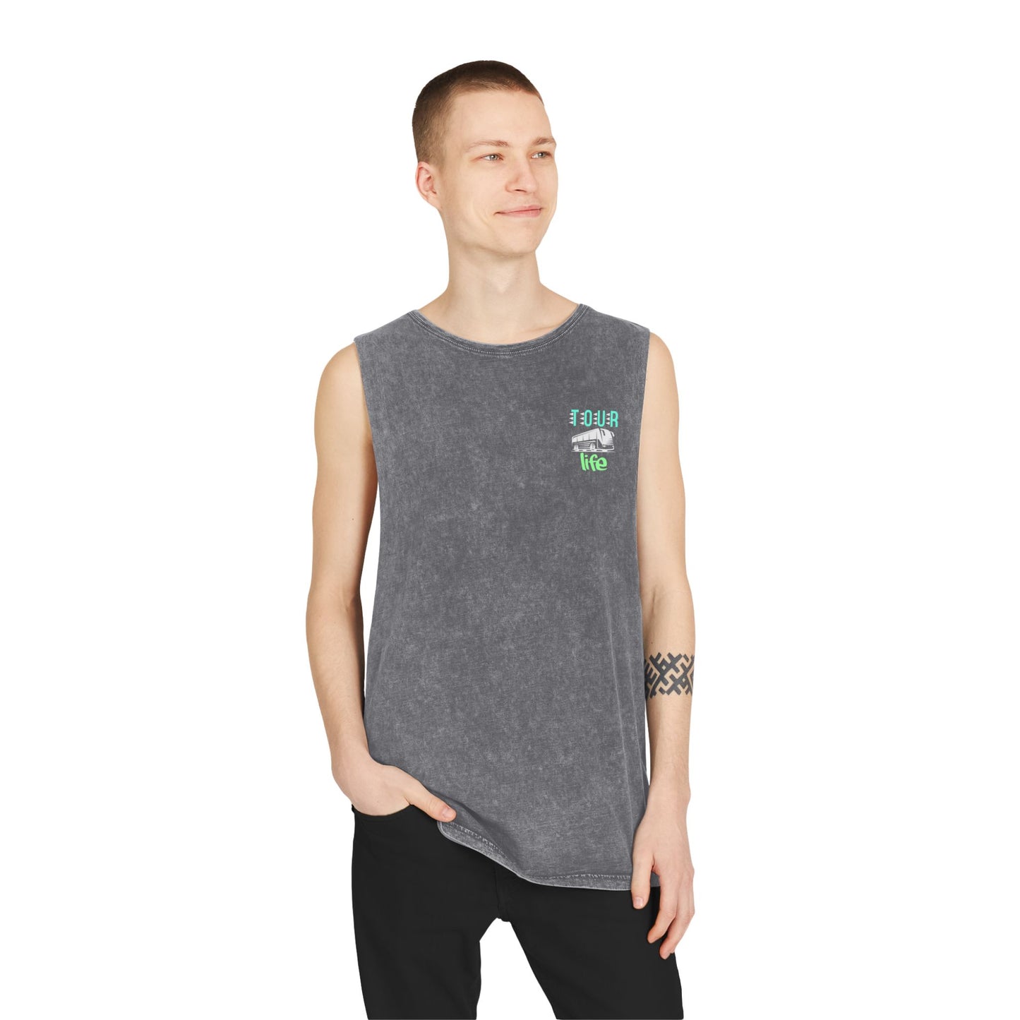 GSOUL PLT TOUR 2024 Unisex Stonewash Tank Top