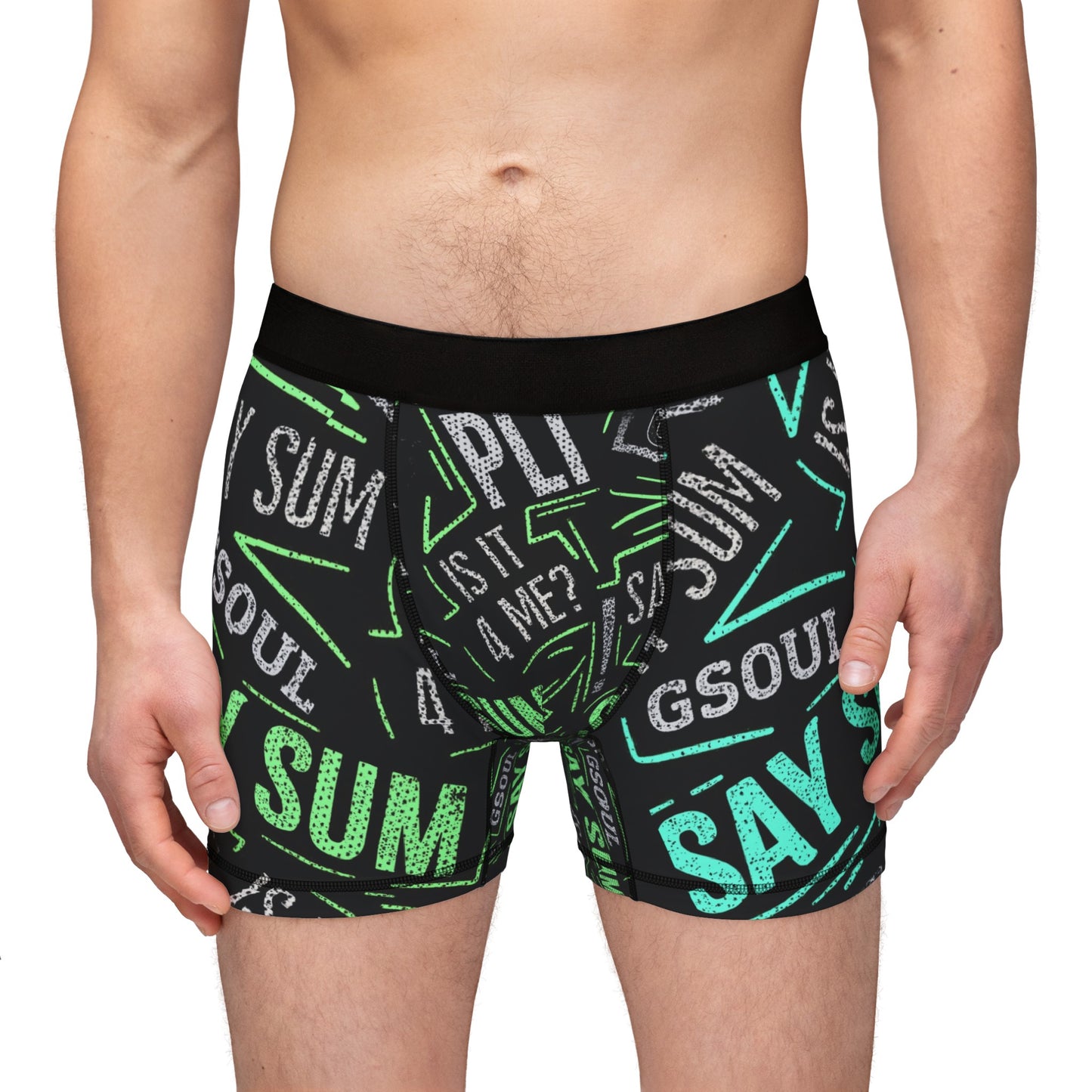 GSOUL SAY SUM Men's Boxers